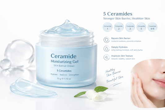 Gel Hidratante Reparador de la Barrera con 5X Ceramidas: La Solución Definitiva para una Piel Sana