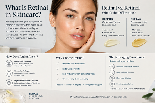 ¿Qué es el retinal y para qué sirve en skincare?