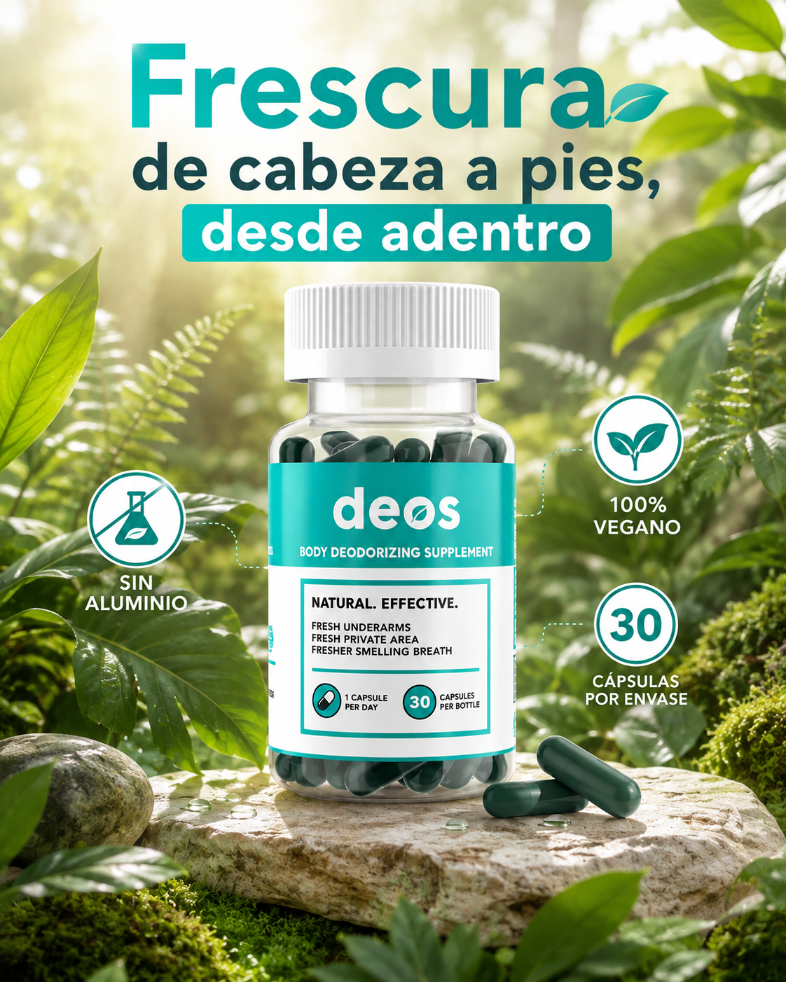 DEOS - Desodorante Interno Natural