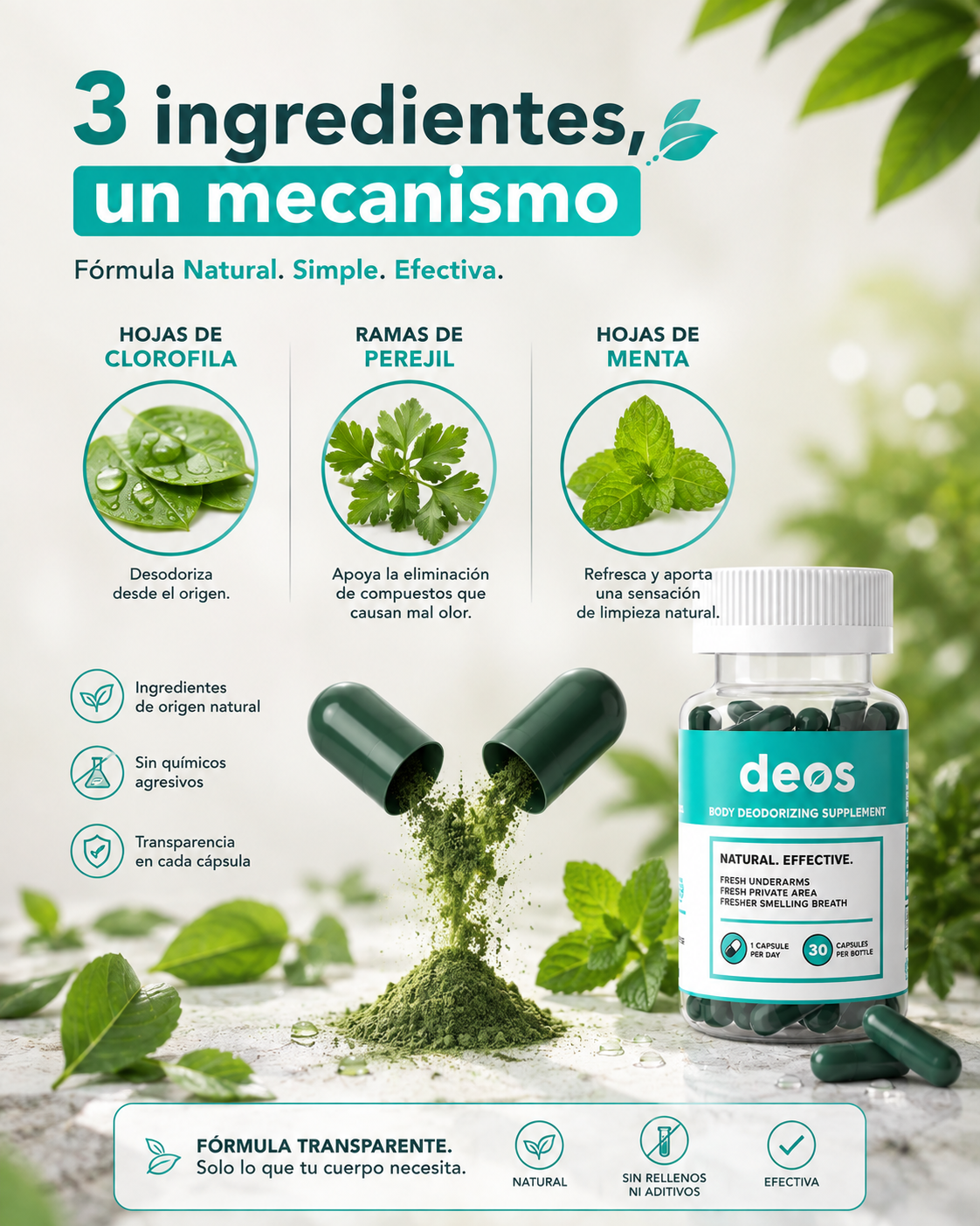 DEOS - Desodorante Interno Natural